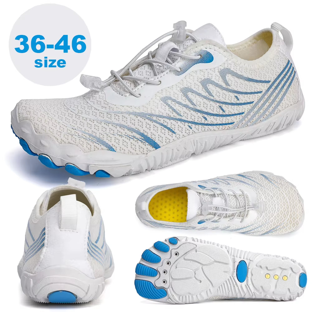 Grounding Shoes with Copper Breathable Aqua Shoes Non Slip Unisex Water Shoes Flexible Lightweight Barefoot Shoes for Men Women